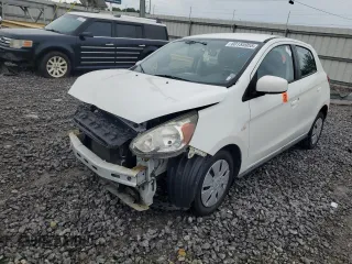 2015 Mitsubishi Mirage DE with VIN ML32A3HJ4FH051020, listed as a Copart auction lot 60155955 with 90,783 mi miles and Salvage title. Bid and sale history available at DreamBid. Image 1.