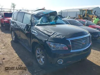 2011 Infiniti QX56 8-passenger z VIN JN8AZ2NC8B9301823, wystawiony jako IAAI lot #42102825 z przebiegiem 133 507 mil mil oraz . Historia ofert i sprzedaży dostępna na DreamBid. Obrazek 1.