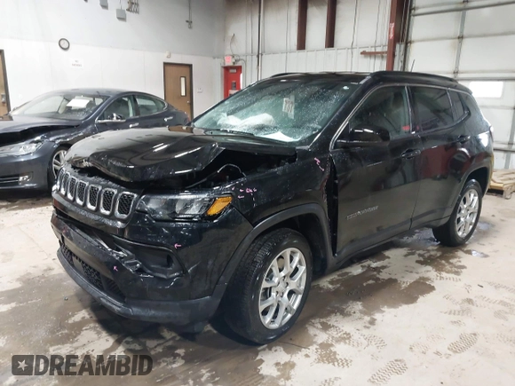 2023 Jeep Compass Latitude Lux с VIN 3C4NJDFN9PT559007, выставлен на аукционе IAAI как лот 41946158 с пробегом 14 732 миль миль и . История ставок и продаж доступна на DreamBid. Изображение 16.