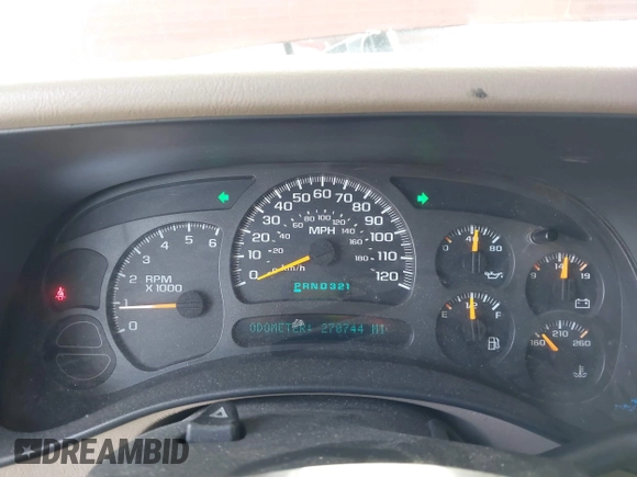 2004 Chevrolet Suburban LT with VIN 3GNEC16T24G299603, listed as a IAAI auction lot 42539177 with 270,744 mi miles and . Bid and sale history available at DreamBid. Image 7.