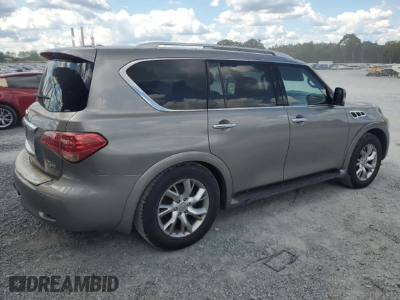 2011 Infiniti QX56 7-passenger with VIN JN8AZ2NE9B9003346, listed as a Copart auction lot 71543784 with 139,382 mi miles and Salvage Title. Bid and sale history available at carsss.com. Image 3.