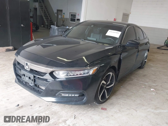 2019 Honda Accord Sport with VIN 1HGCV1F39KA074151, listed as a IAAI auction lot 41644585 with 116,628 mi miles and . Bid and sale history available at DreamBid. Image 2.