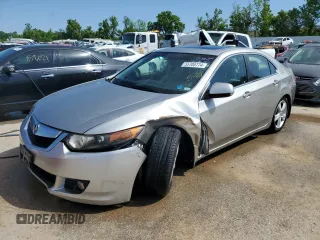 2010 Acura TSX with VIN JH4CU2F62AC035744, listed as a Copart auction lot 55705774 with 0 mi miles and Salvage Title. Bid and sale history available at carsss.com. Image 1.