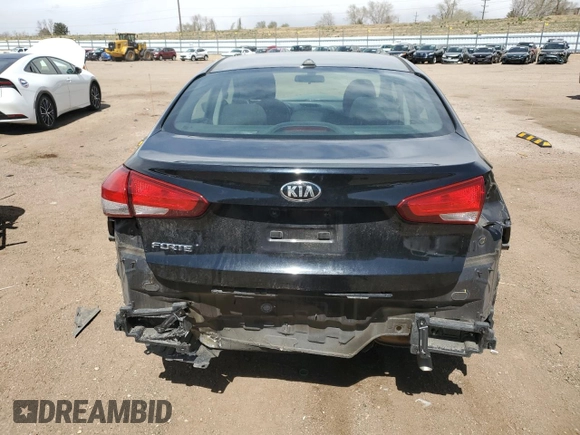 2017 Kia Forte LX with VIN 3KPFK4A70HE116356, listed as a Copart auction lot 51543985 with 83,380 mi miles and Salvage Title. Bid and sale history available at carsss.com. Image 6.