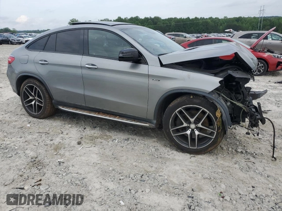 2016 Mercedes-Benz GLE 450 AMG with VIN 4JGED6EB2GA017633, listed as a Copart auction lot 55048555 with 193,229 mi miles and Salvage title. Bid and sale history available at DreamBid. Image 4.