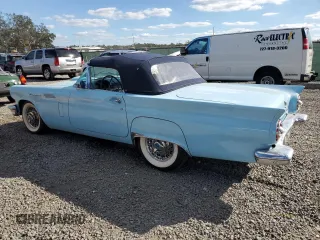 1958 Ford Thunderbird with VIN D7FH157160, listed as a Copart auction lot 80858054 with 16,024 mi miles and Salvage Title. Bid and sale history available at DreamBid. Image 2.