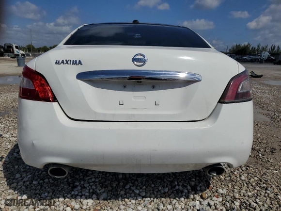 2012 Nissan Maxima 3.5 S with VIN 1N4AA5AP6CC830873, listed as a Copart auction lot 51308975 with 142,838 mi miles and Salvage Title. Bid and sale history available at carsss.com. Image 6.