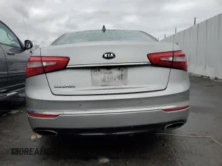 2014 Kia Cadenza Premium with VIN KNALN4D77E5130328, listed as a Copart auction lot 78710404 with 124,364 mi miles and Salvage Title. Bid and sale history available at carsss.com. Image 6.