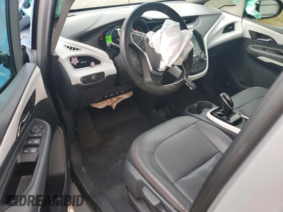2020 Chevrolet Bolt EV Premier z VIN 1G1FZ6S07L4119587, wystawiony jako Copart lot #50548155 z przebiegiem 21 136 mil mil oraz Szkody całkowita. Historia ofert i sprzedaży dostępna na DreamBid. Obrazek 8.