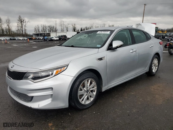 2017 Kia Optima LX with VIN 5XXGT4L35HG171582, listed as a Copart auction lot 43620805 with 119,552 mi miles and Salvage Title. Bid and sale history available at carsss.com. Image 1.