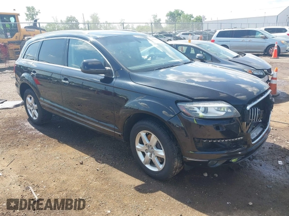 2015 Audi Q7 Premium with VIN WA1CGAFEXFD017935, listed as a IAAI auction lot 42549490 with 170,271 mi miles and . Bid and sale history available at DreamBid. Image 1.