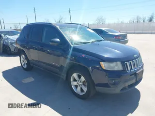 2012 Jeep Compass Sport with VIN 1C4NJCBB5CD580152, listed as a IAAI auction lot 41771142 with 126,229 mi miles. Bid and sale history available at carsss.com. Image 1.