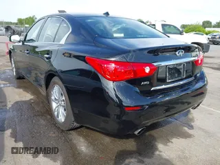 2017 Infiniti Q50 2.0t Premium with VIN JN1CV7AR5HM682126, listed as a IAAI auction lot 42065917 with 48,552 mi miles. Bid and sale history available at carsss.com. Image 3.