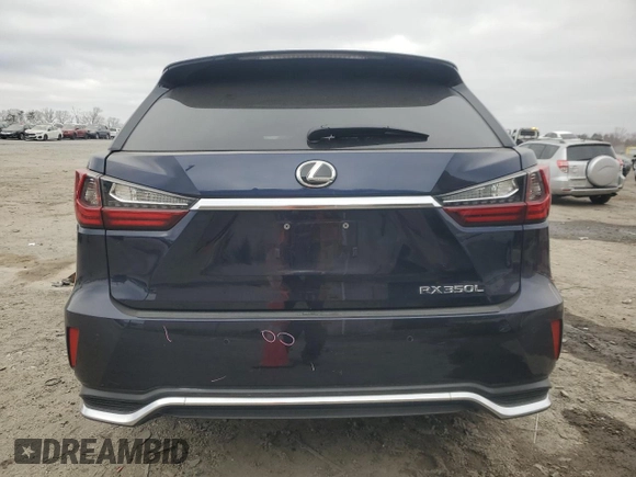 2019 Lexus RX with VIN JTJDZKCA8K2016815, listed as a Copart auction lot 48516635 with 46,513 mi miles and Salvage Title. Bid and sale history available at carsss.com. Image 6.