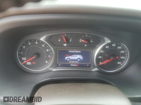 2020 GMC Acadia SLT with VIN 1GKKNMLS6LZ160340, listed as a Copart auction lot 57523595 with 90,546 mi miles and Salvage title. Bid and sale history available at DreamBid. Image 9.