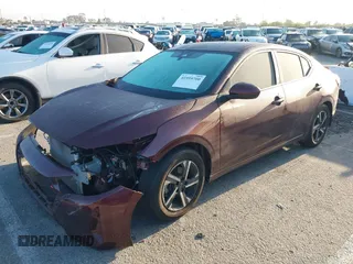 2024 Nissan Sentra SV with VIN 3N1AB8CV7RY263242, listed as a IAAI auction lot 41959700 with 9,296 mi miles and . Bid and sale history available at DreamBid. Image 17.