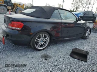 2012 BMW 1 Series 135i with VIN WBAUN7C52CVM26134, listed as a Copart auction lot 43724435 with Not provided miles and Salvage title. Bid and sale history available at DreamBid. Image 3.