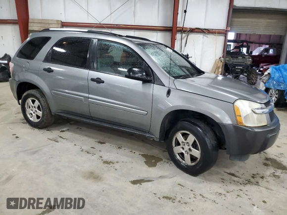 2005 Chevrolet Equinox LS z VIN 2CNDL23F156030624, wystawiony jako Copart lot #56640115 z przebiegiem 198 222 mil mil oraz Szkoda całkowita • Salvage title. Historia ofert i sprzedaży dostępna na DreamBid. Obrazek 4.