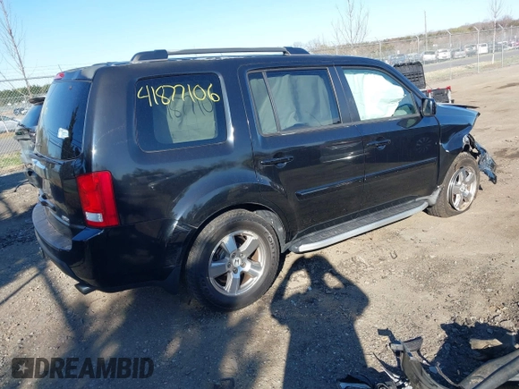2011 Honda Pilot EX-L with VIN 5FNYF4H51BB023347, listed as a IAAI auction lot 41877106 with 167,039 mi miles. Bid and sale history available at carsss.com. Image 4.