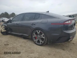 2019 Kia Stinger GT with VIN KNAE35LC5K6049644, listed as a Copart auction lot 89348775 with 92,377 mi miles and Non Repairable. Bid and sale history available at carsss.com. Image 2.