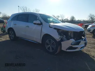 2019 Acura MDX with VIN 5J8YD4H36KL029938, listed as a IAAI auction lot 41139438 with 62,998 mi miles. Bid and sale history available at carsss.com. Image 1.