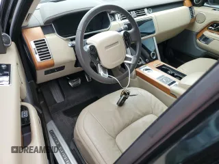 2021 Land Rover Range Rover with VIN SALGS5SE6MA440585, listed as a Copart auction lot 74560844 with Not provided miles and Non repairable. Bid and sale history available at DreamBid. Image 8.