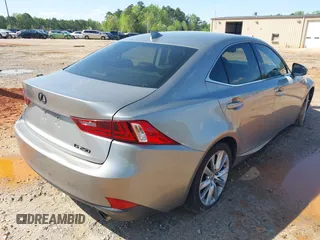 2015 Lexus IS 250 with VIN JTHBF1D20F5061349, listed as a IAAI auction lot 41966439 with 123,224 mi miles and . Bid and sale history available at DreamBid. Image 4.