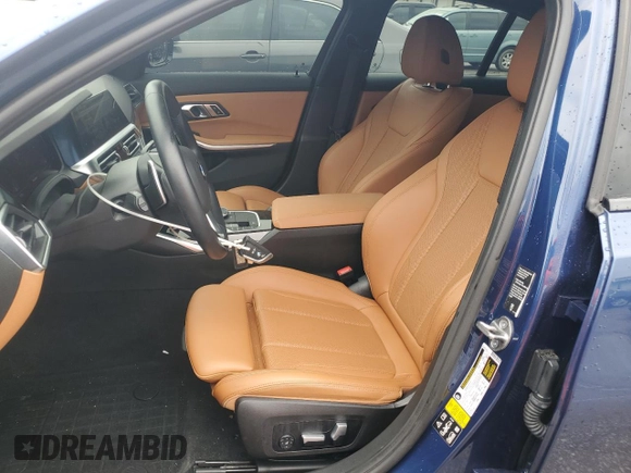 2022 BMW 3 Series 330i xDrive with VIN 3MW5R7J03N8C36977, listed as a Copart auction lot 53891745 with 14,938 mi miles and Salvage title. Bid and sale history available at DreamBid. Image 7.