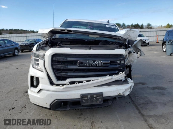 2021 GMC Sierra 1500 with VIN 1GTV9CET2MZ426001, listed as a Copart auction lot 80933594 with 109,076 mi miles and Salvage Title. Bid and sale history available at DreamBid. Image 5.