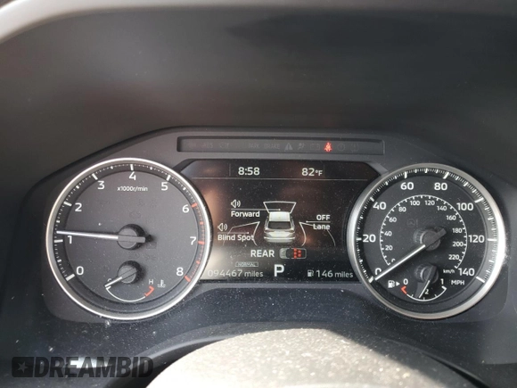 2022 Mitsubishi Outlander SE with VIN JA4J4UA89NZ079671, listed as a Copart auction lot 57293495 with 94,467 mi miles and Salvage title. Bid and sale history available at DreamBid. Image 9.