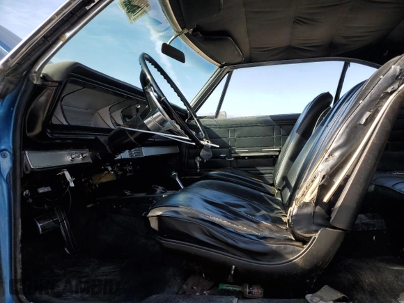 1966 Chevrolet Impala with VIN 168376A109409, listed as a Copart auction lot 79838074 with 34,130 mi miles and Clean title. Bid and sale history available at DreamBid. Image 7.