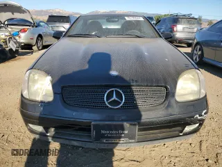 1999 Mercedes-Benz SLK-Class with VIN WDBKK47F2XF102913, listed as a Copart auction lot 76196644 with 112,119 mi miles and Clean Title. Bid and sale history available at carsss.com. Image 5.