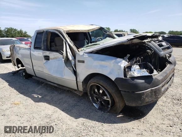 2008 Ford F-150 STX with VIN 1FTRX12W98FB81344, listed as a Copart auction lot 54046085 with 155,459 mi miles and Salvage title. Bid and sale history available at DreamBid. Image 4.