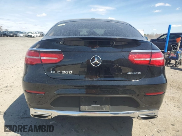 2019 Mercedes-Benz GLC 300 with VIN WDC0J4KB0KF583554, listed as a Copart auction lot 51071455 with 35,418 mi miles and Salvage Title. Bid and sale history available at DreamBid. Image 6.