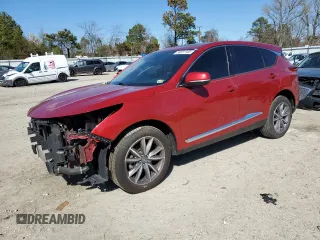 2020 Acura RDX Technology with VIN 5J8TC2H56LL004638, listed as a Copart auction lot 50221165 with 108,012 mi miles and Salvage Title. Bid and sale history available at DreamBid. Image 1.
