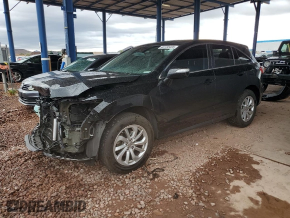 2016 Acura RDX Technology with VIN 5J8TB3H50GL010028, listed as a Copart auction lot 48180405 with 121,736 mi miles and Salvage Title. Bid and sale history available at DreamBid. Image 1.