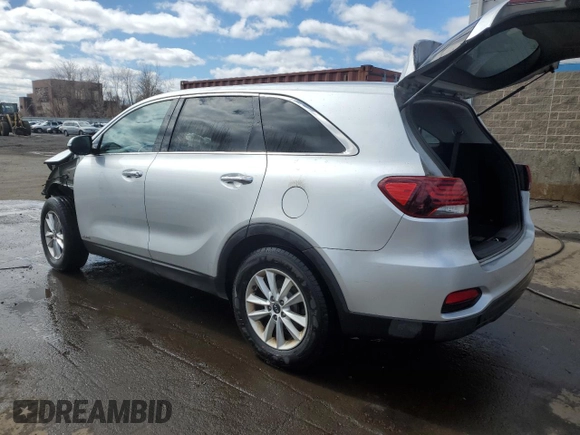 2019 Kia Sorento LX with VIN 5XYPGDA39KG554676, listed as a Copart auction lot 47882225 with 55,448 mi miles and Salvage Title. Bid and sale history available at carsss.com. Image 2.