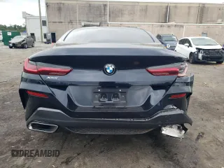 2020 BMW 8 Series 840i with VIN WBAAE4C09LCD32627, listed as a Copart auction lot 64941444 with 28,938 mi miles and Salvage Title. Bid and sale history available at carsss.com. Image 6.