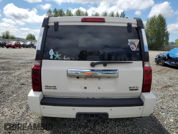 2006 Jeep Commander Limited with VIN 1J8HG58276C199081, listed as a Copart auction lot 65040944 with 220,377 mi miles and Salvage Title. Bid and sale history available at carsss.com. Image 6.