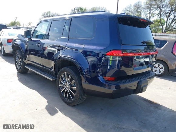 2024 Lexus GX with VIN JTJVBCDX7R5009977, listed as a IAAI auction lot 41833345 with 6,730 mi miles. Bid and sale history available at carsss.com. Image 3.