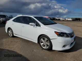 2010 Lexus HS with VIN JTHBB1BA6A2022135, listed as a Copart auction lot 72088844 with 125,336 mi miles and Salvage Title. Bid and sale history available at carsss.com. Image 4.