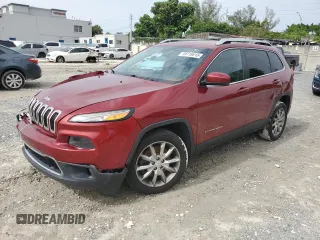2016 Jeep Cherokee Limited with VIN 1C4PJLDB3GW135716, listed as a Copart auction lot 59718615 with 87,231 mi miles and Salvage title. Bid and sale history available at DreamBid. Image 1.