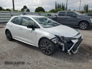2022 Toyota Corolla Hatchback XSE with VIN JTNC4MBE1N3174369, listed as a Copart auction lot 67378154 with 20,952 mi miles and Salvage Title. Bid and sale history available at carsss.com. Image 4.