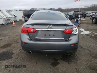 2016 Infiniti Q50 Red Sport 400 с VIN JN1FV7AR7GM450381, выставлен на аукционе Copart как лот 49452785 с пробегом 81 697 миль миль и Списание • Salvage title. История ставок и продаж доступна на DreamBid. Изображение 6.