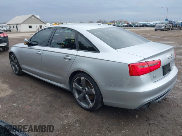 2015 Audi A6 3.0T Prestige with VIN WAUHGAFC5FN026947, listed as a IAAI auction lot 41718442 with 110,410 mi miles. Bid and sale history available at carsss.com. Image 3.