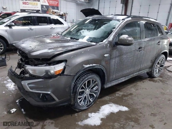 2017 Mitsubishi Outlander Sport SEL 2.4 with VIN JA4AR4AW7HZ019327, listed as a IAAI auction lot 41312723 with 85,043 mi miles. Bid and sale history available at carsss.com. Image 2.