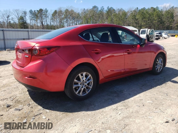 2016 Mazda 3 i Sport with VIN JM1BM1U75G1291772, listed as a Copart auction lot 50707555 with 129,198 mi miles and Salvage Title. Bid and sale history available at carsss.com. Image 3.