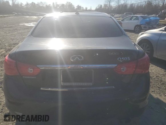 2017 Infiniti Q50 Sport z VIN JN1EV7AP6HM737027, wystawiony jako Copart lot #82384524 z przebiegiem 84 316 mil mil oraz Szkoda całkowita • Salvage title. Historia ofert i sprzedaży dostępna na DreamBid. Obrazek 6.