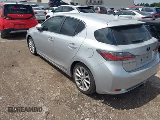 2012 Lexus CT CT 200h with VIN JTHKD5BH0C2082560, listed as a IAAI auction lot 42221415 with 194,321 mi miles and . Bid and sale history available at carsss.com. Image 3.