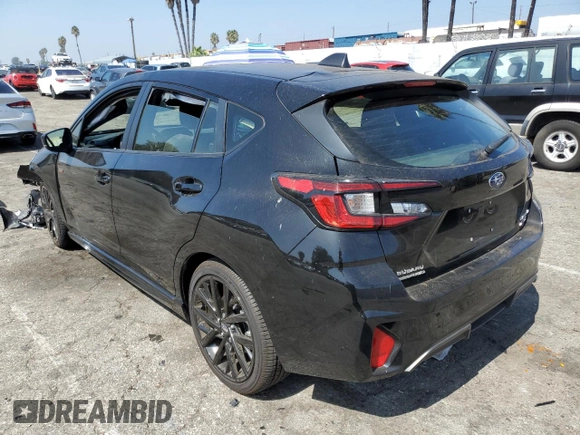 2024 Subaru Impreza RS with VIN JF1GUHHC2R8271484, listed as a Copart auction lot 72815504 with 3,862 mi miles and Salvage Title. Bid and sale history available at carsss.com. Image 2.